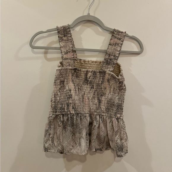 Reptile Print Gray Tank Top - Picture 4 of 5